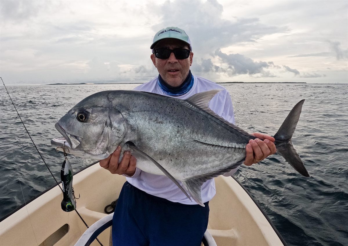 Giant trevally fishing in Kenya